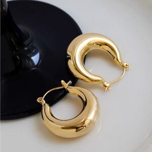 French Style Gold Earrings